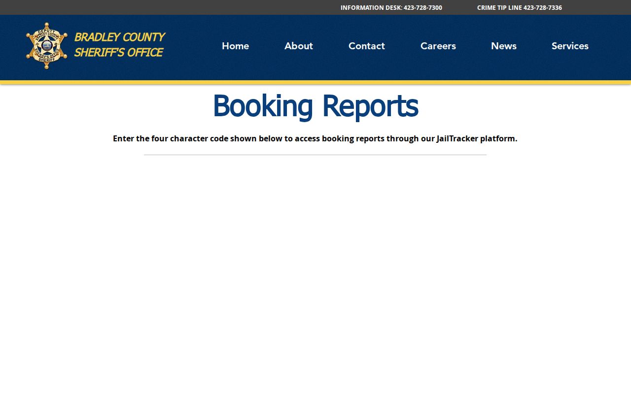 Cleveland resident lookup source at Bradley County booking reports