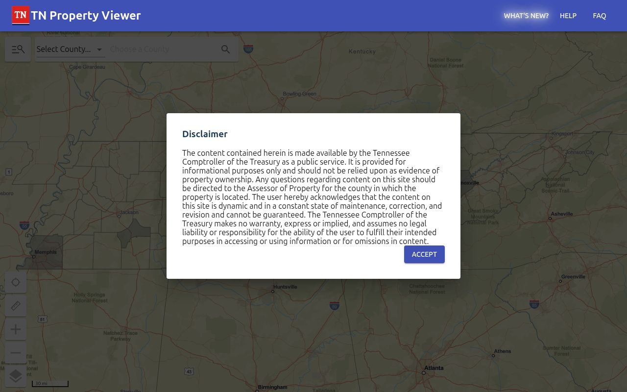 Cleveland street directory Tennessee Property Viewer assessment map